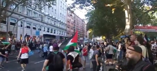 Vuelta a España przerwany przez protesty