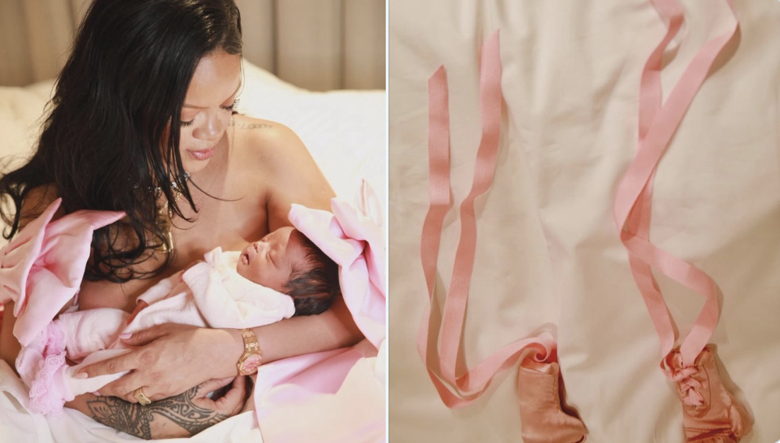Rihanna z 3 dzieckiem, źródło: X