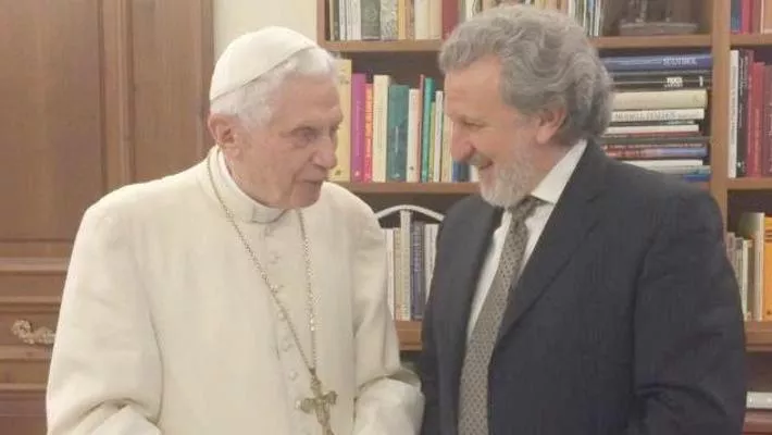 Benedykt XVI i Piergiorgio Odifreddi